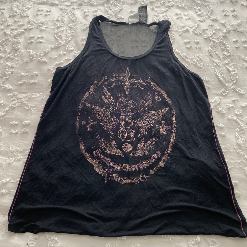 Ladies Sheer Harley Davidson Tank